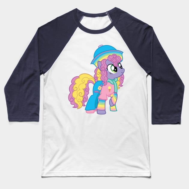 Rainbow Swirl as Rainbow Sherbet Baseball T-Shirt by CloudyGlow